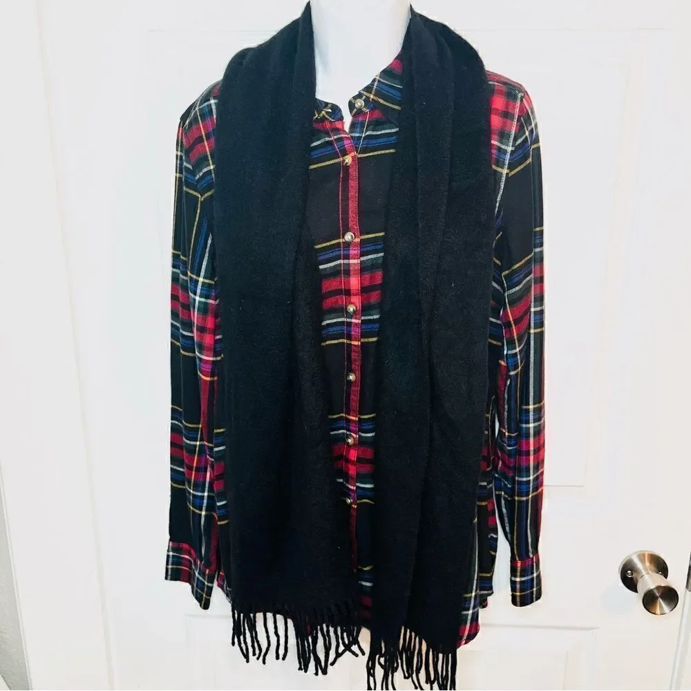 Various Brands Winter Scarf Bundle 4 Infinty, Fringed Scarf, Hair Scarves Multi